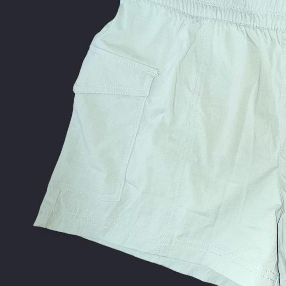 Women's Light Green Shorts - Picture 3 of 4